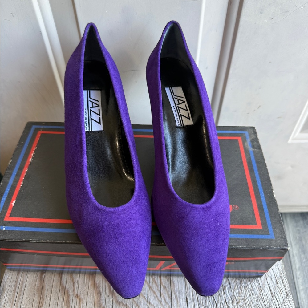 Nordstrom Purple Suede Heels